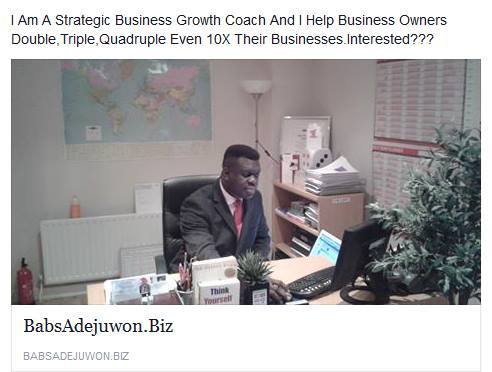 The MAN & The MANDATE!!! - To Help YOU To YOUR NEXT LEVELS - BabsAdejuwon.Biz